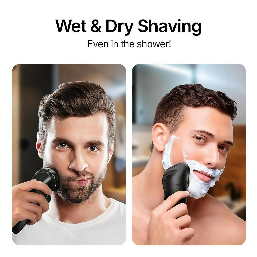 Electric Razor 2.0 Pro – Precision Men’s Shaver with 4D Blades, Waterproof Wet/Dry Use, Pop-Up Trimmer, LED Display & 60-Min Battery