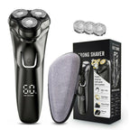 Electric Razor 2.0 Pro – Precision Men’s Shaver with 4D Blades, Waterproof Wet/Dry Use, Pop-Up Trimmer, LED Display & 60-Min Battery