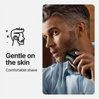 Electric Razor 2.0 Pro – Precision Men’s Shaver with 4D Blades, Waterproof Wet/Dry Use, Pop-Up Trimmer, LED Display & 60-Min Battery